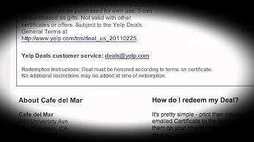 Yelp Deals (Tutorial) (2011)