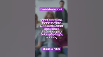 The alienating Parent is the abuser but projects onto the safe parent #parentalalienation