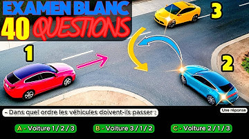 Test au code de la route - 40 Questions à l