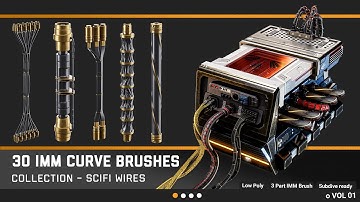 How to use and make IMM curve brushes in Zbrush