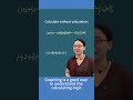 Calculate the equation in quick and easy steps...#maths#education#thinking#pattern#sloution#learning