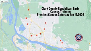 Clark County Republican Party Caucus Training 2