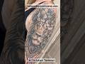 Floral mandala lion tattoo sleeve. #mandalatattoo #sleevetattoo #christiantattoo #tattoosforwomen