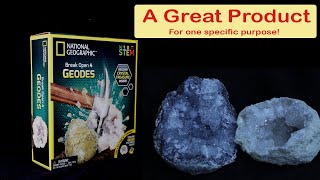 Reviewing the National Geographic Geodes Kit! A very niche, but fun, way to study study the crust! Nat Geo Geode Kit
