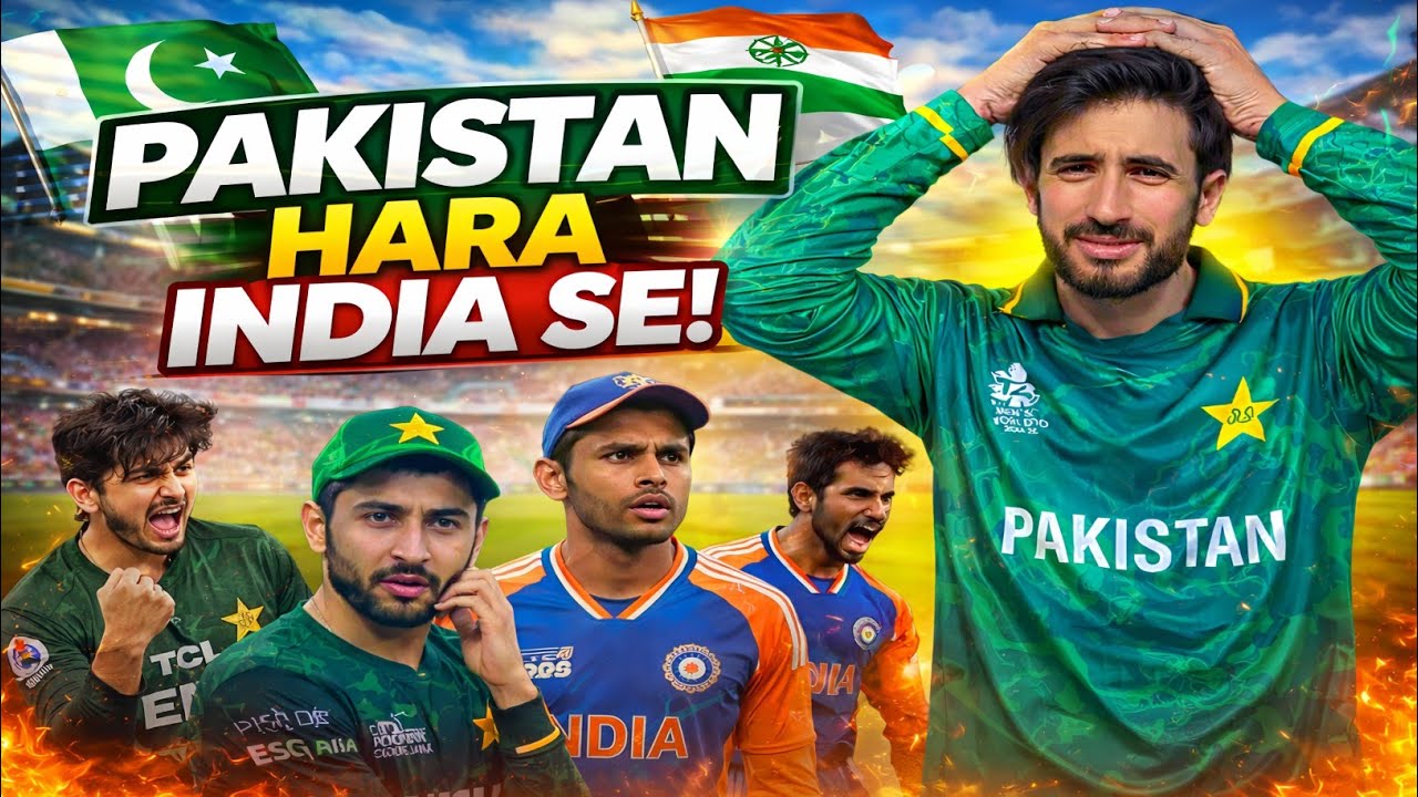  Pak vs India match 😭💔 | Pakistan Bohat Buri Tarah Haar Gaya!|sharamnak haar 😟|@GulloVlogs-v3p2e 