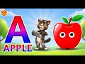ABC Song Phonics - Toddler Learning Video, A for Apple🍎 Baby Nursery Rhyme, Alphabet Song, ABCD Song