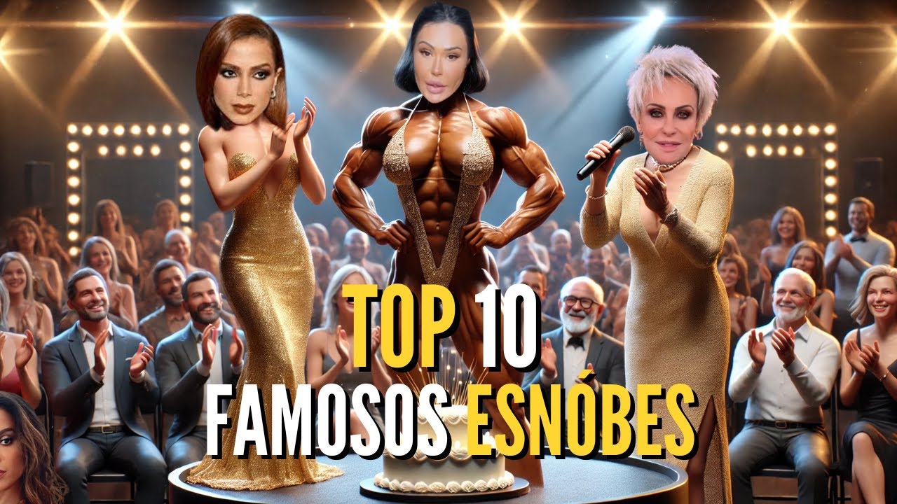 TOP 10 FAMOSOS ESNOBES DO BRASIL | Fãs Carentes & Estrelismo