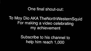 One final shout-out