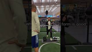 A session with DEAF fitness client