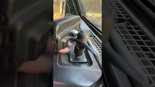 Ram mount for the Yaesu FTM 300. Upgraded Rustbucket the Jeep.