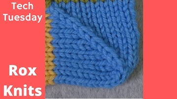 Sharp line heel shaping using Central Double Decreases // Technique Tuesday