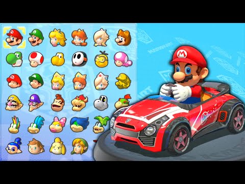 Nintendo Switch - マリカー スーパースターズ マリオカート8デラックス】マリオがスーパースターを運転する