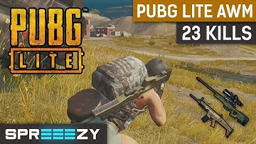 PUBG Lite 23 KILLS | 8x Scope AWM | Solo TPP Gameplay
