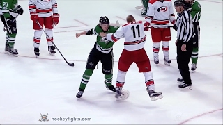 Jordan Staal vs Jamie Oleksiak Feb 11, 2017