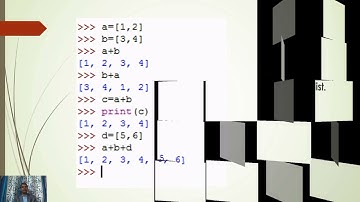 Concatenation and replication operators in list