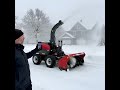 Snowblower robot cleans massive driveway during New Jersey snowstorm