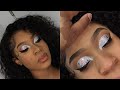 Silver Chunky Glitter Cut-Crease | Client Makeup Tutorial