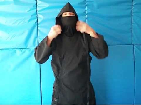 Black Modern Ninja Costume - YouTube