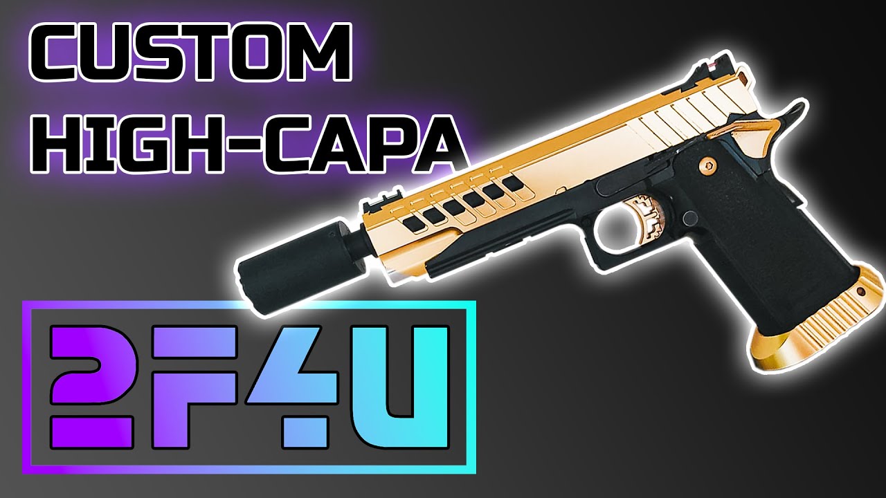 High-End CUSTOM HIGH-CAPA BUILD (made by MÄÄXEN) | TM High-Capa 5.1 Goldmatch | REVIEW 2F4U
