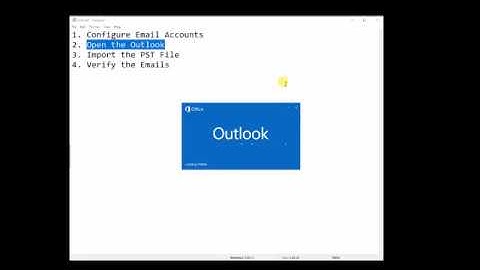 #Office365 Import email, contacts, and calendar from an Outlook .pst file