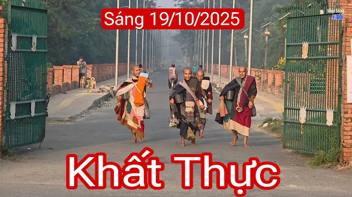 Huynh đệ của sư Minh Tuệ khất thực ngoài đường sáng 19/10/25