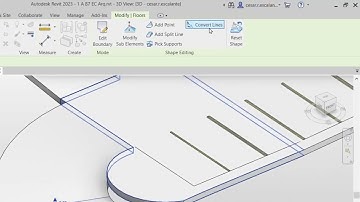 Revit 2023: Floor folding lines and split lines