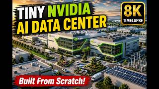 Tiny NVIDIA AI Data Center Construction Timelapse | Can We Build It🤯 (8K)