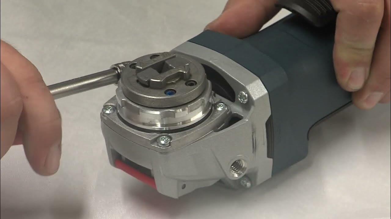 Preparing Bosch grinders with an XLock system for shroud installation