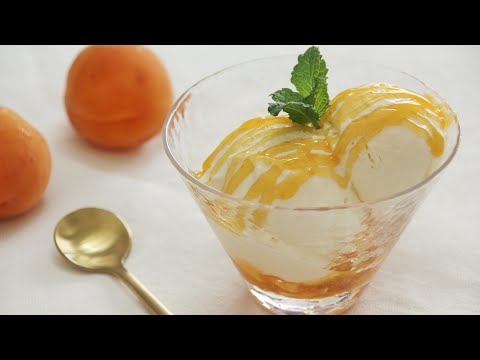 Video: Es Krim Vanilla Dengan Aprikot