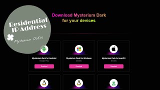 How To Get Residential IP Address US USA UK proxy any country | Mysterium DVPN | Msyterium Dark VPN screenshot 5