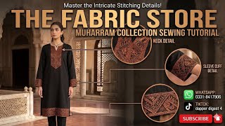 How to Stitch Professional Neck & Sleeve Designs | The Fabric Store Tutorial #thefabricstore #lawn