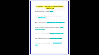 CyberArk 1 Questions and Answers Graded A2555 636x882