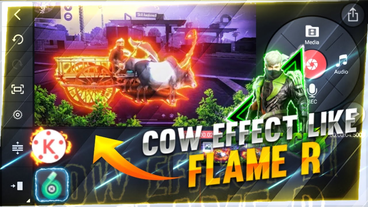 How To Make Cow Effect Like Flame R || Flame R Montage Editing Tutorial