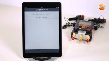 testo 550/557 (ab Generation 2015): Verbindung zur Kälte App aufbauen | Be sure. Testo
