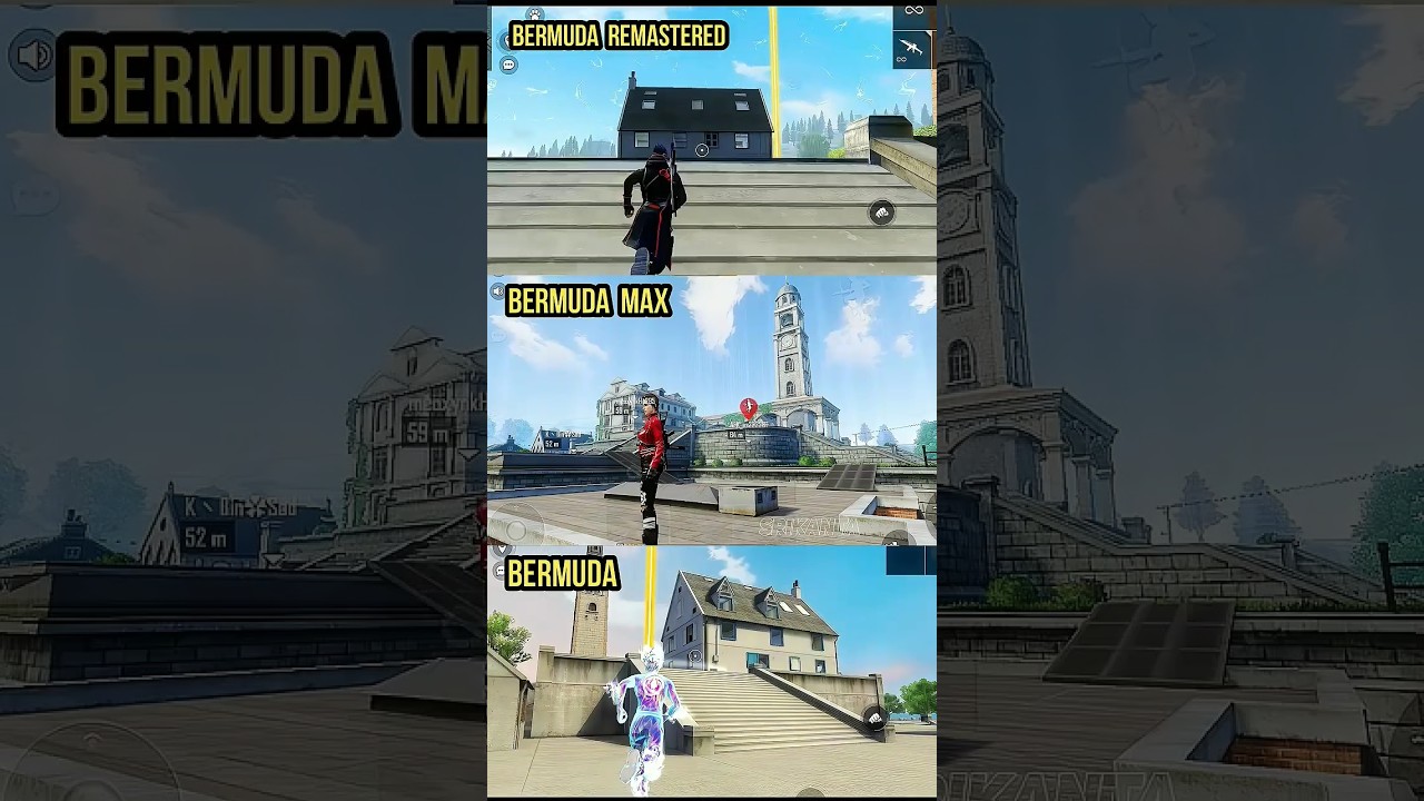 Bermuda VS Bermuda Max VS Bermuda Remastered 🔥 All Bermuda Map 