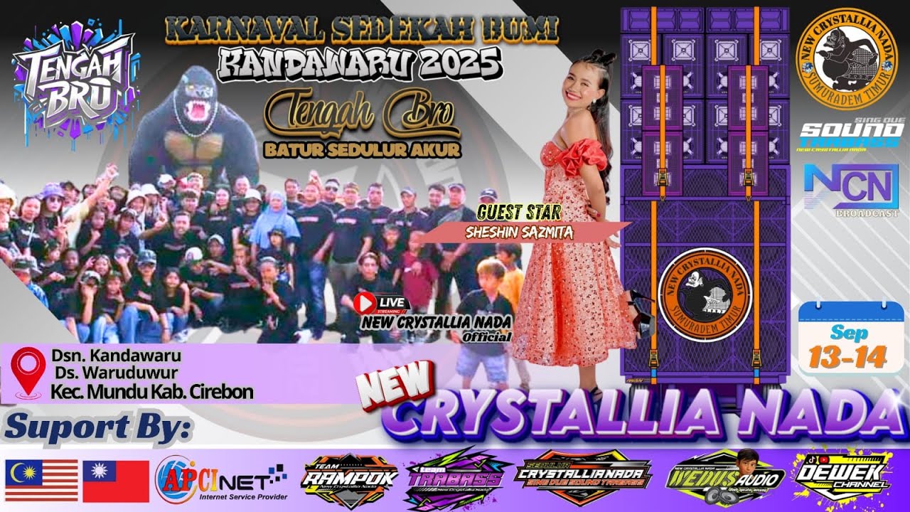 Live Streaming NEW CRYSTALLIA NADA - 13 & 14 SEPTEMBER 2025 | KANDAWARU - MUNDU - CRB - MALAM