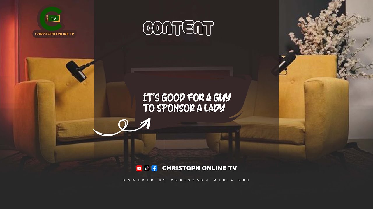 IT IS GOOD A GUY TO SPONSOR A LADY