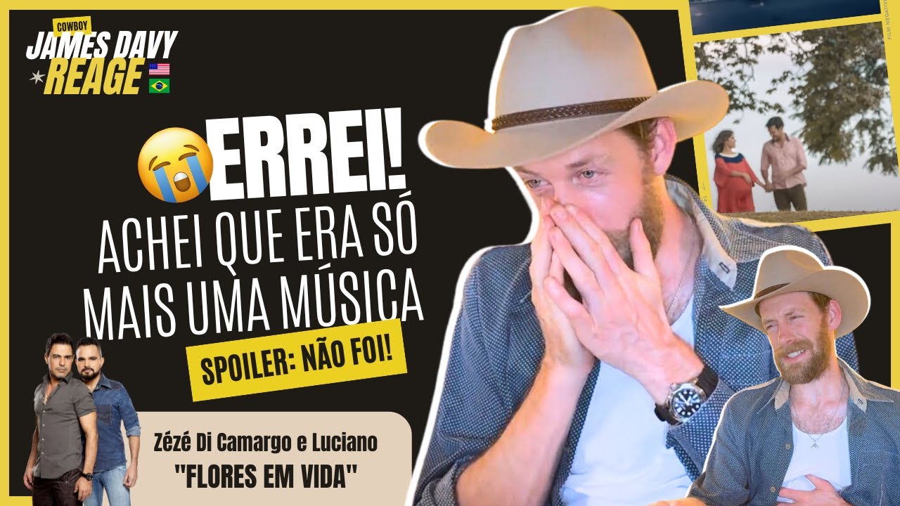 Cantor GRINGO Reage à Música e VideoClip de ZEZÉ DI CAMARGO E LUCIANO - Flores em Vida