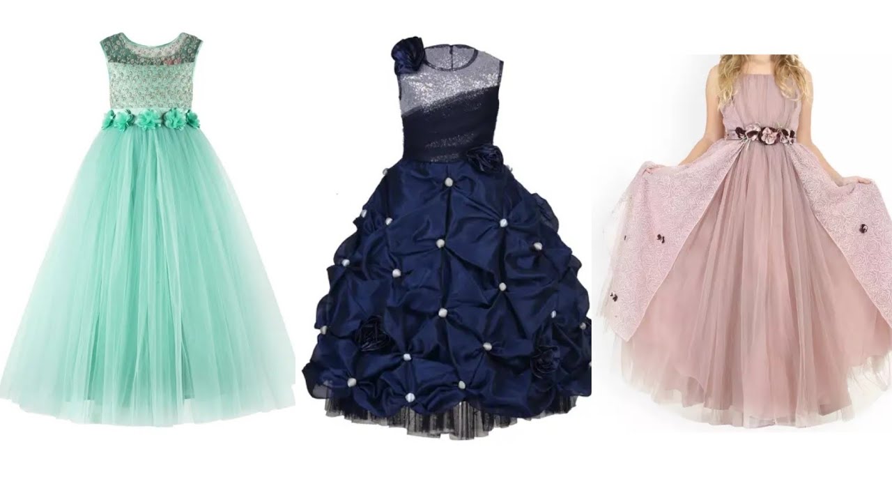 Girls Party Ware Design Maxi Dress 