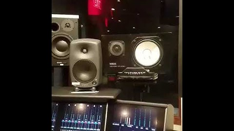 In The Studio Mixing My Instrumental On An SSL Duality Console