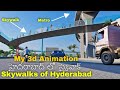#Skywalks of #Hyderabad │ Present and upcoming projects │ Hyderabad #Infrastructure