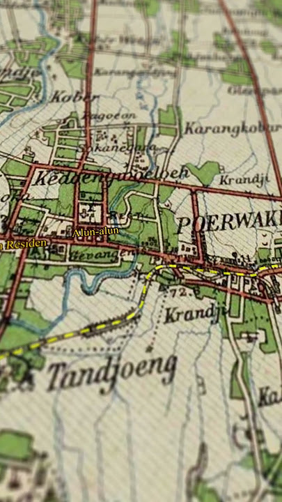 Peta Kota Purwokerto tahun 1928 #sejarahbanyumas #sejarah #history #purwokerto
