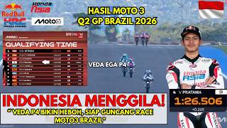 Crazy Veda Immediately Keyed To A P4 Start Beating 10 Ktm Riders In The 2026 Brazil Moto3 Qual