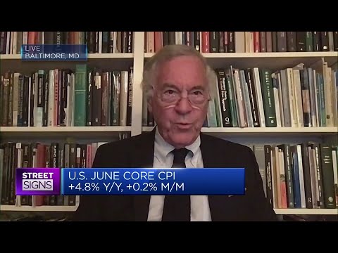 Economist Steve Hanke says the 'inflation story is history' for the U.S.