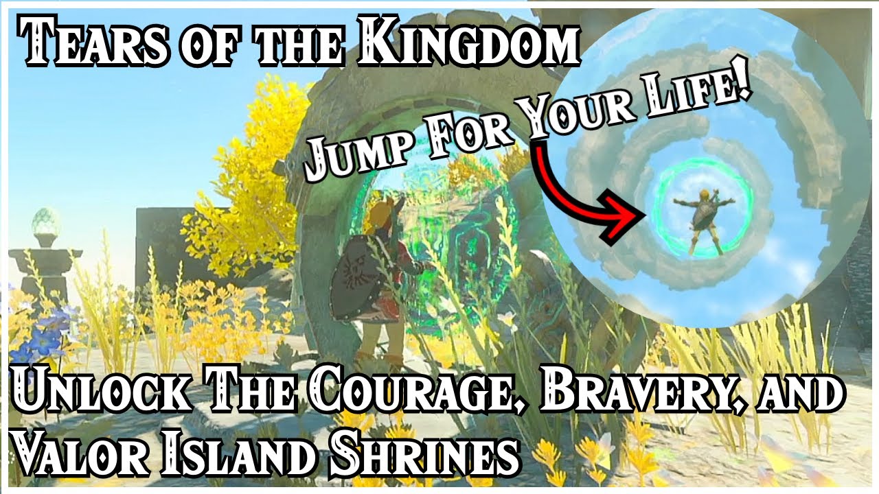 Unlock The Courage, Bravery, and Valor Island Shrines The Dive