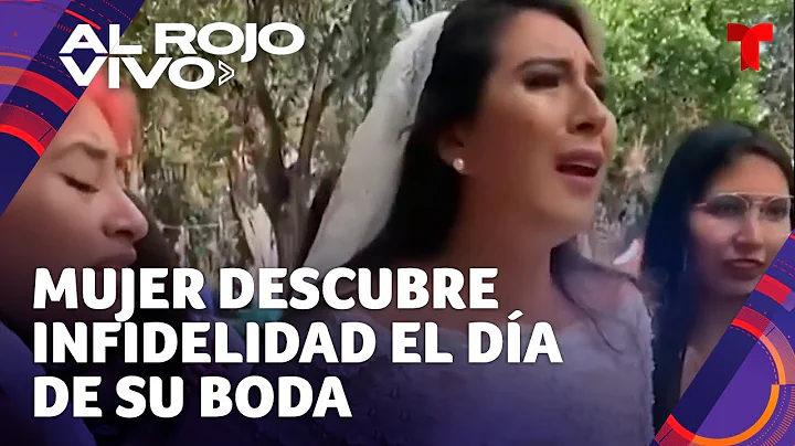 Mujer descubre a su prometido siendo infiel el mismo da de la boda