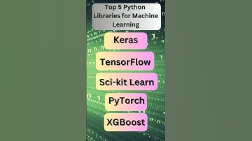 Top 5 Python Libraries for Machine Learning #shorts