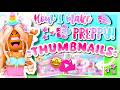 How I Make VIRAL Adopt Me Thumbnails! 📸💕 (Step by Step)