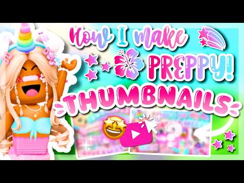 How I Make VIRAL Adopt Me Thumbnails! 📸💕 (Step by Step)