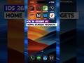 Home Screen Widgets: iOS 26 Guides #1